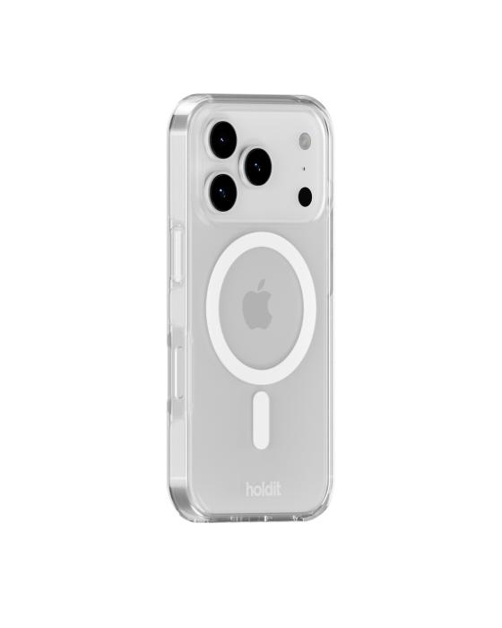 Bild 2, holdit iPhone 17 Pro MagSafe Mobilskal White/Transparent