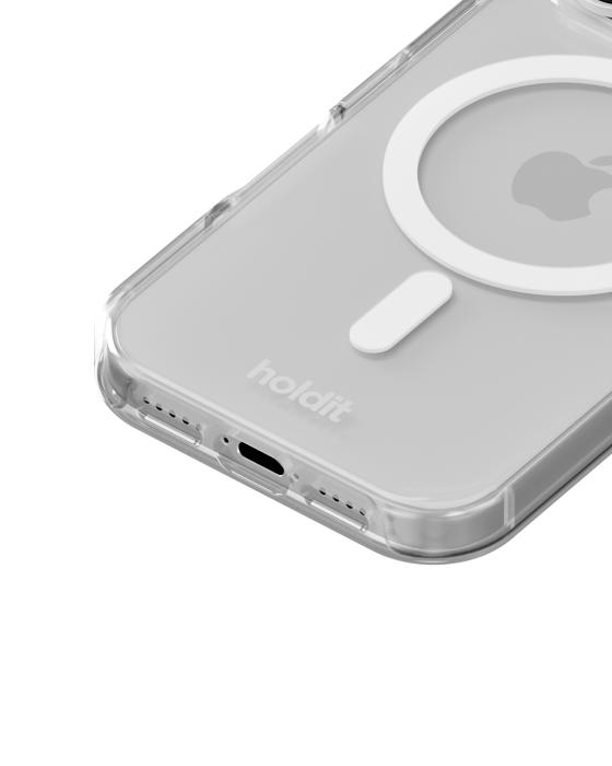 Bild 3, holdit iPhone 17 Pro MagSafe Mobilskal White/Transparent