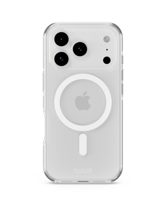 Bild 1, holdit iPhone 17 Pro Max MagSafe Mobilskal White/Transparent