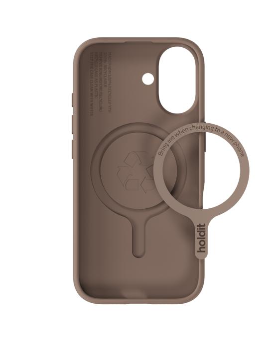 Bild 4, holdit iPhone 17 Mobilskal Soft MagSafe Mocha Brown