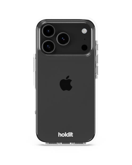 Bild 2, holdit iPhone 17 Pro Mobilskal Seethru White