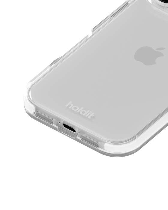 Bild 4, holdit iPhone 17 Pro Mobilskal Seethru White