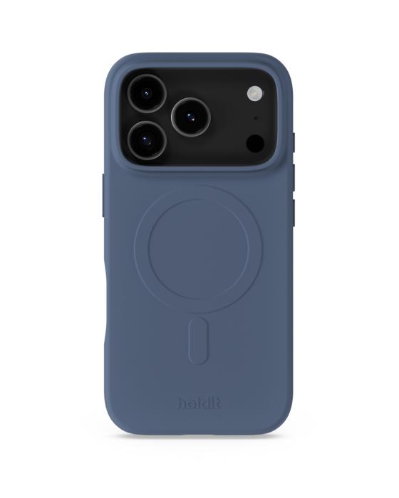 Bild 1, holdit iPhone 17 Pro Mobilskal Soft MagSafe Pacific Blue