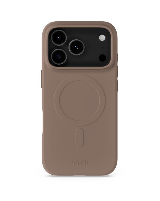 Bild 1, holdit iPhone 17 Pro Mobilskal Soft MagSafe Mocha Brown