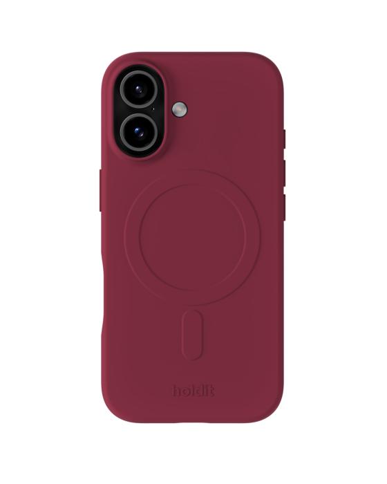 Bild 1, holdit iPhone 17 Mobilskal Soft MagSafe Red Velvet