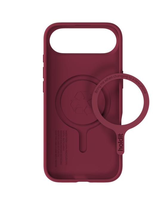 Bild 4, holdit iPhone Air Mobilskal Soft MagSafe Red Velvet