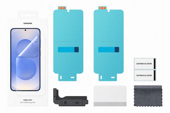 Bild 2, Samsung Galaxy S25 Plus 2-PACK Original Skärmskydd Film