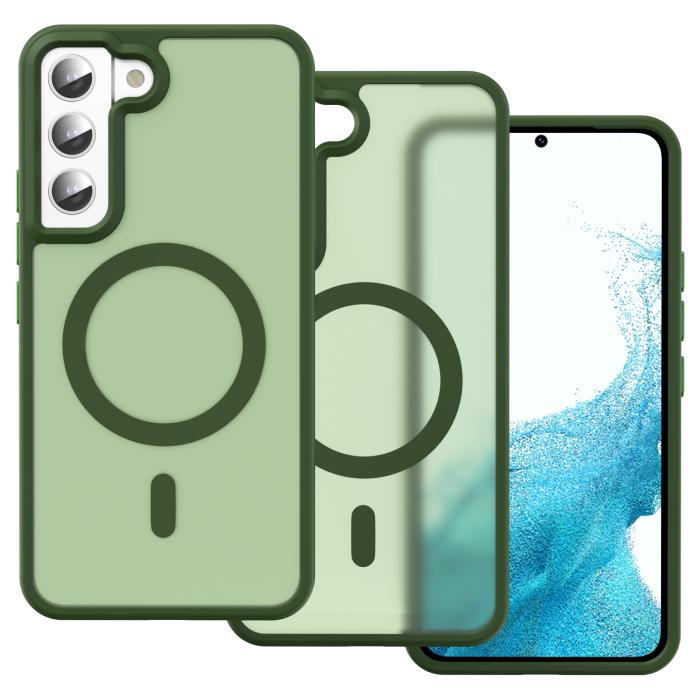 Bild 2, ColorPop Samsung Galaxy S21 Skal CH MagSafe Matt Grön