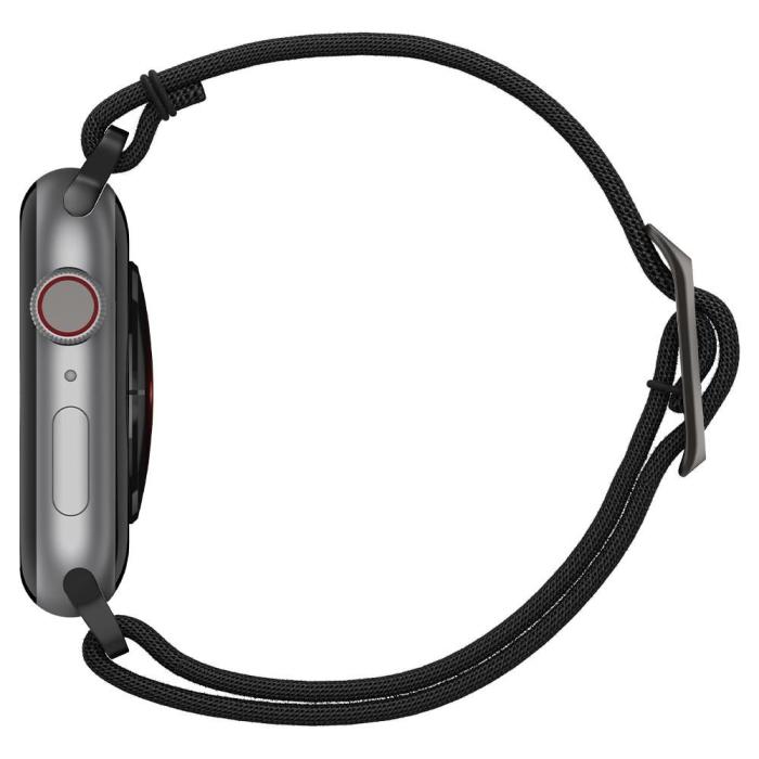 Bild 4, Spigen Apple Watch 42/44/45/46/49 mm Armband Fit Lite Svart