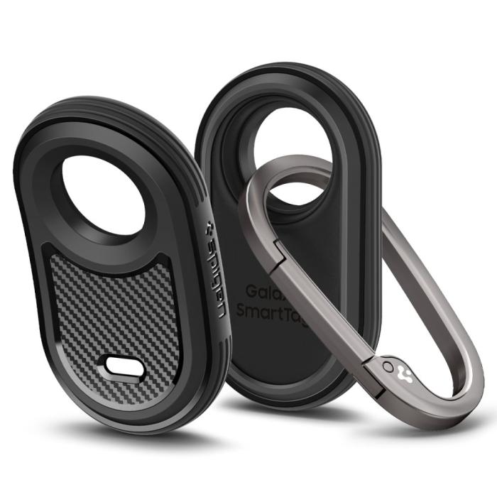 Bild 1, Spigen Samsung Galaxy SmartTag2 Hållare Rugged Armor Matt Svart