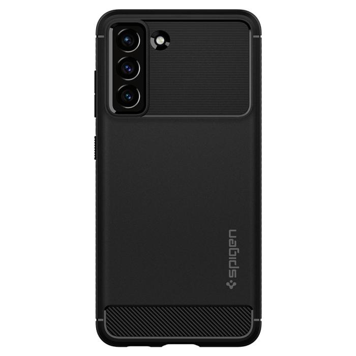 Bild 2, Spigen Samsung Galaxy S21 FE Skal Rugged Armor Svart