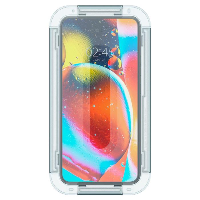 Bild 5, Spigen Samsung Galaxy S22 2-PACK Skärmskydd GLAS.tR 