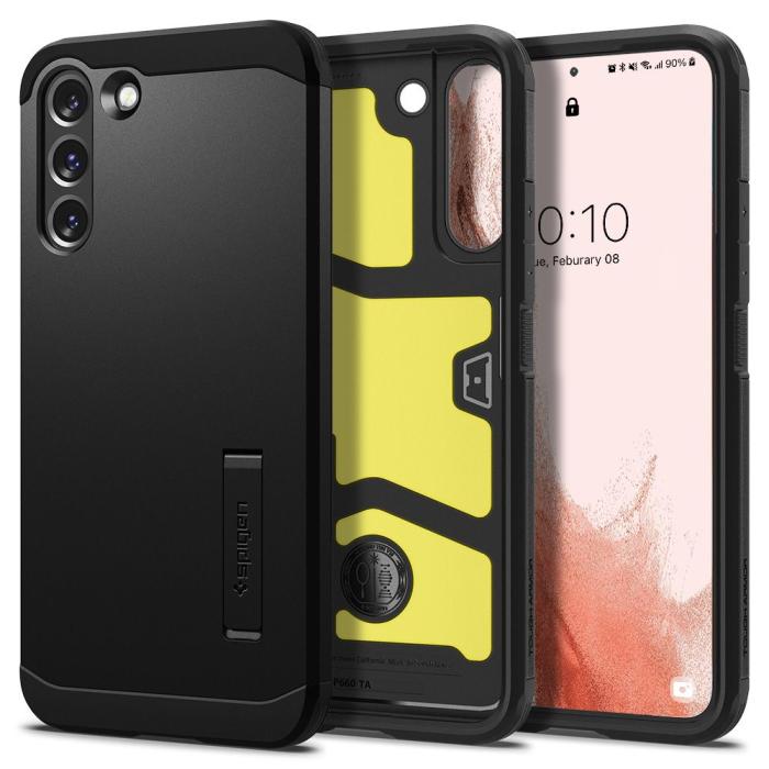 Bild 1, Spigen Samsung Galaxy S22 Skal Tough Armor Svart
