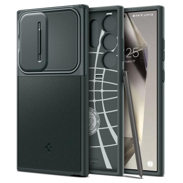Bild 1, Spigen Samsung Galaxy S24 Ultra Skal Optik Armor Abyss Green