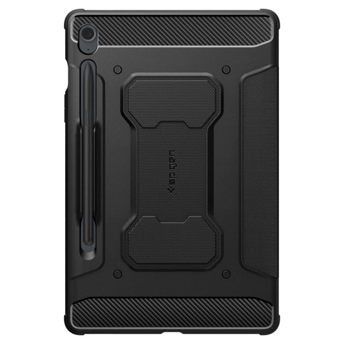 Bild 2, Spigen Galaxy Tab S9 FE Fodral Rugged Armor 'Pro' Svart