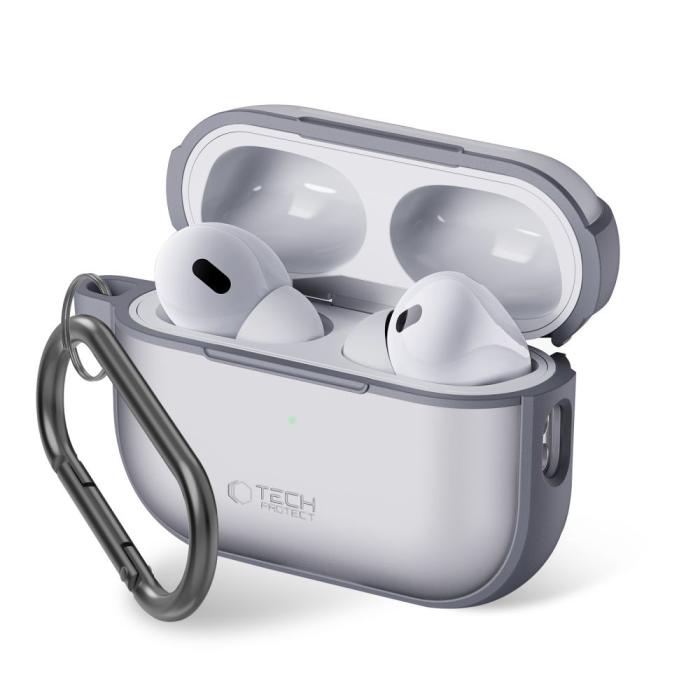 Bild 1, Tech-Protect AirPods Pro 1 / 2 Skal MagMat Grå