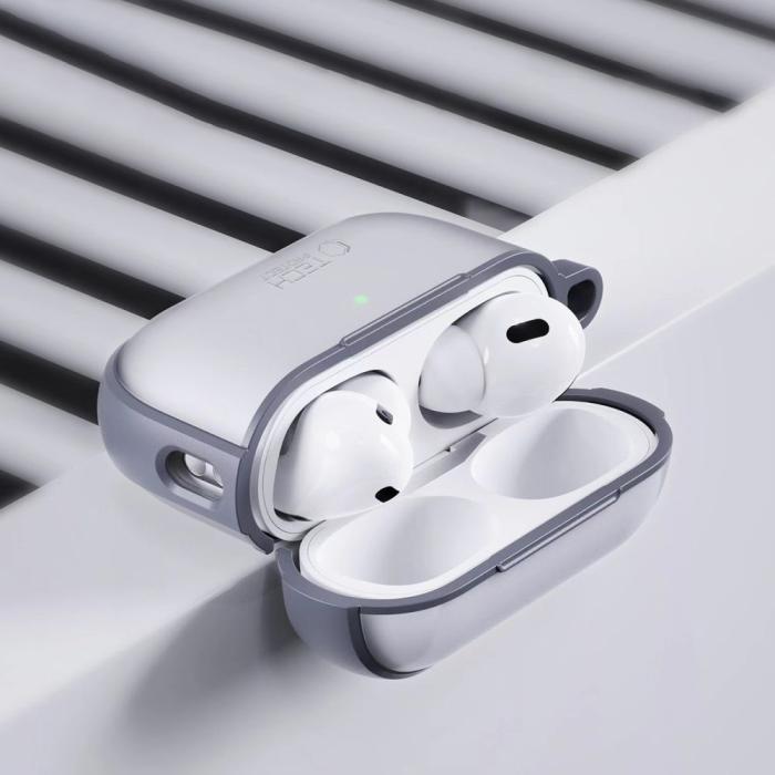 Bild 2, Tech-Protect AirPods Pro 1 / 2 Skal MagMat Grå