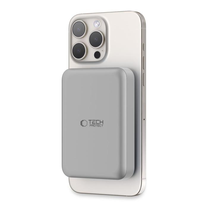 Bild 2, Tech-Protect 10000 mAh MagSafe Powerbank LifeMag Titanium