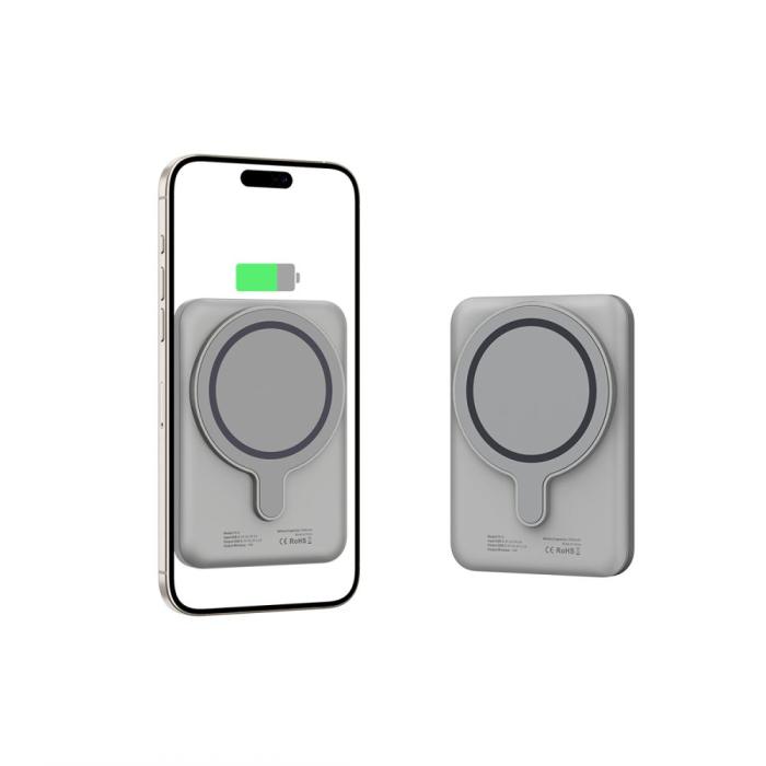 Bild 4, Tech-Protect 5000 mAh MagSafe Powerbank LifeMag Titanium