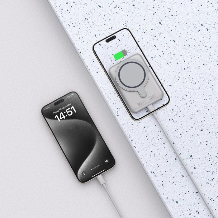 Bild 6, Tech-Protect 5000 mAh MagSafe Powerbank LifeMag Titanium