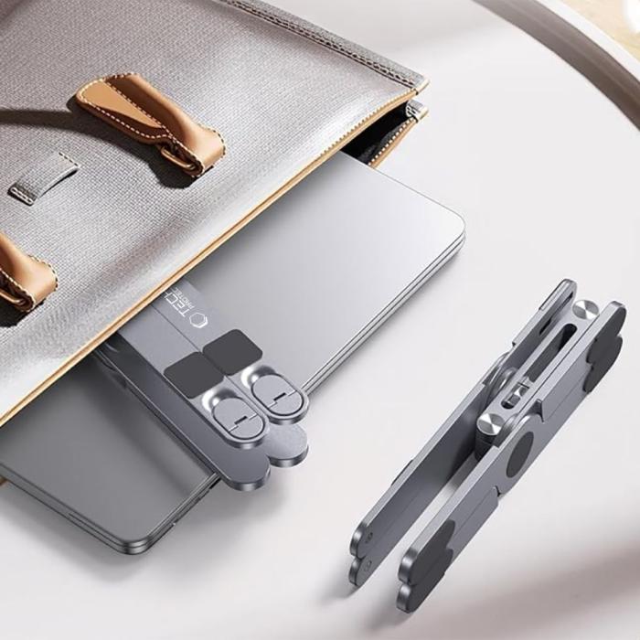 Bild 6, Tech-Protect Laptop Stativ Justerbart Universal Silver