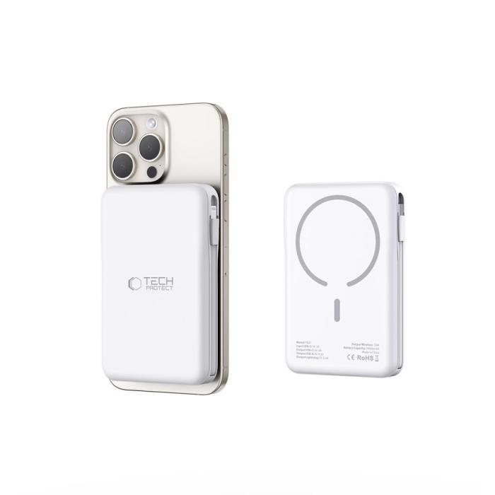 Bild 5, Tech-Protect 10000 mAh MagSafe Powerbank LifeMag Vit