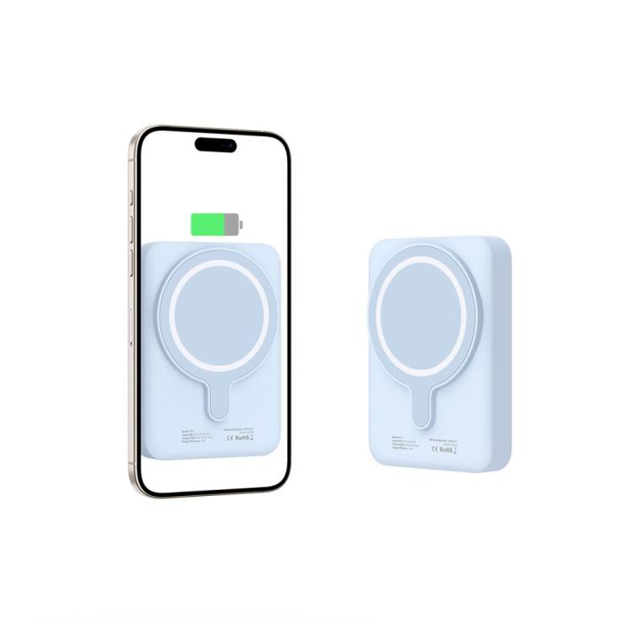Bild 3, Tech-Protect 10000 mAh MagSafe Powerbank LifeMag Blå