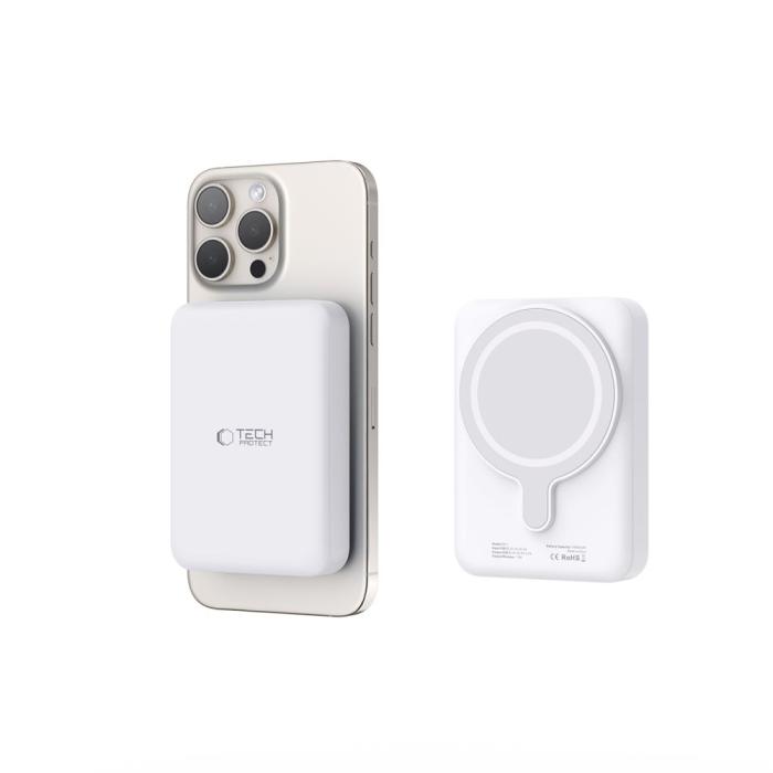 Bild 4, Tech-Protect 10000 mAh MagSafe Powerbank LifeMag Vit