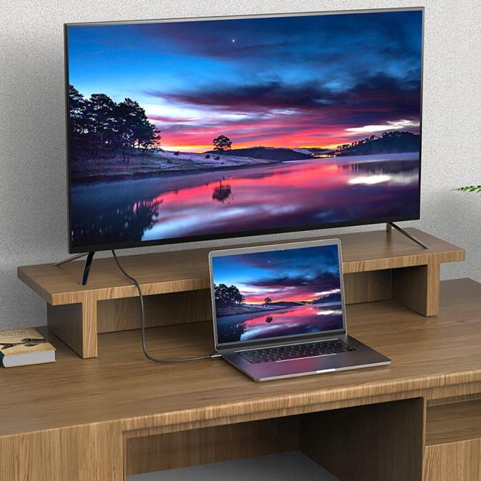 Bild 6, Tech-Protect 2 m 240W PD 8K USB-C/USB-C Kabel UltraBoost Grå