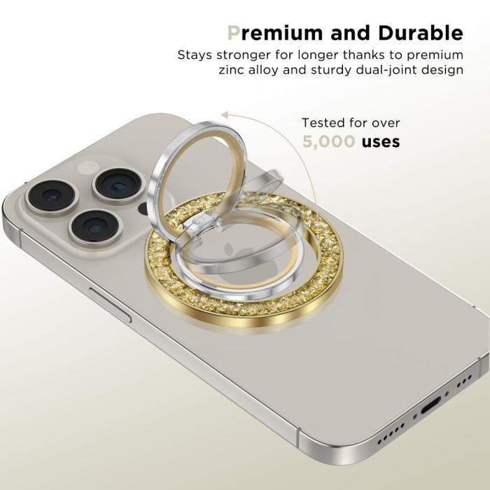 Bild 2, Tech-Protect Magnetisk MagSafe Ringhållare Guld