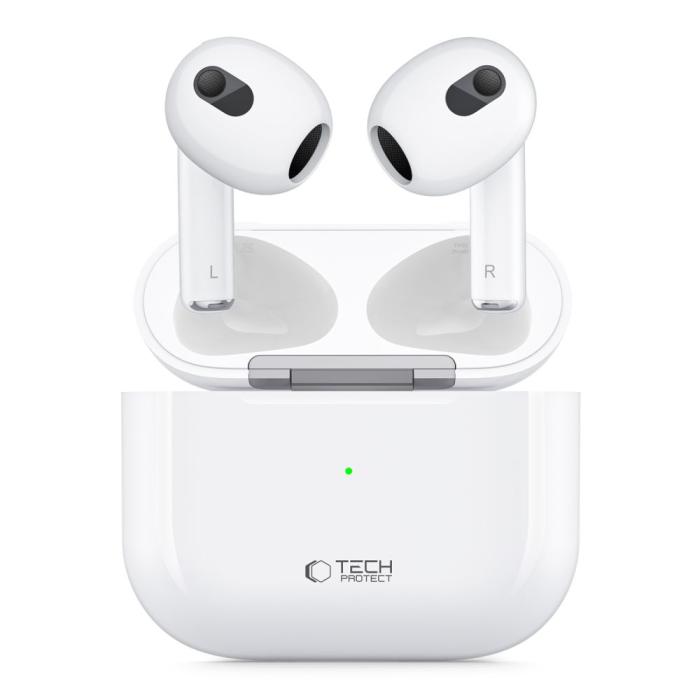Bild 2, Tech-Protect Hörlurar In-Ear UltraBoost TWS Vit