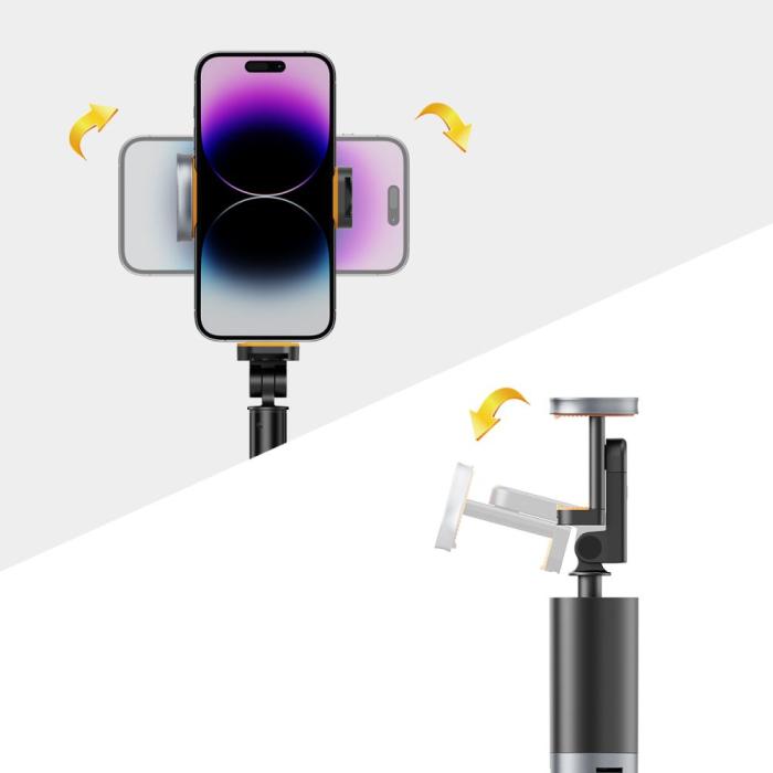 Bild 5, Tech-Protect Bluetooth Selfiestick Tripod Svart