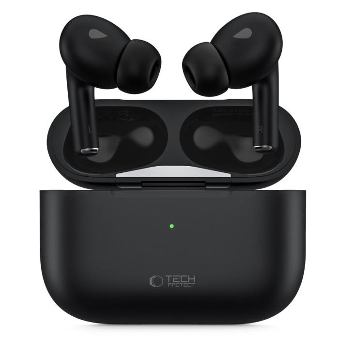 Bild 2, Tech-Protect Hörlurar In-Ear UltraBoost TWS Svart