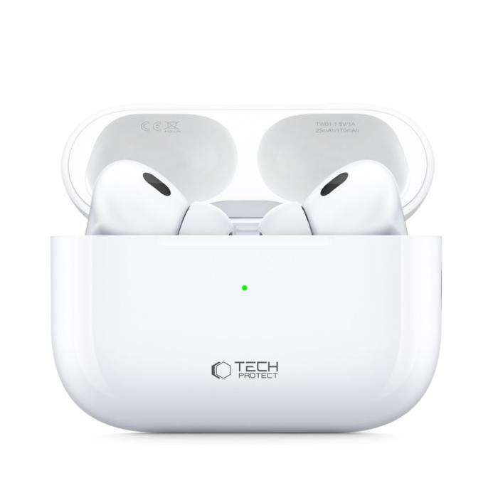 Bild 3, Tech-Protect Hörlurar In-Ear UltraBoost TWS Vit