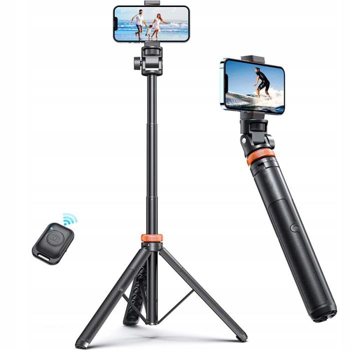 Bild 3, Tech-Protect Bluetooth Selfie Stick Tripod Vit
