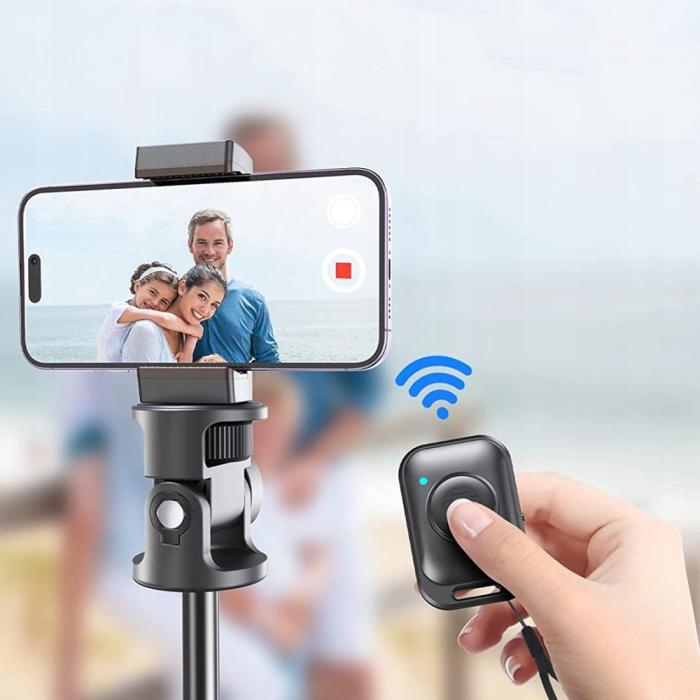 Bild 6, Tech-Protect Bluetooth Selfie Stick Tripod Vit