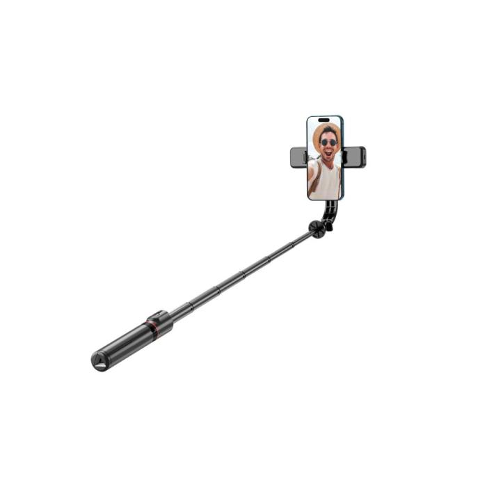 Bild 4, Tech-Protect Bluetooth Selfie Stick Tripod Med Led Light Svart