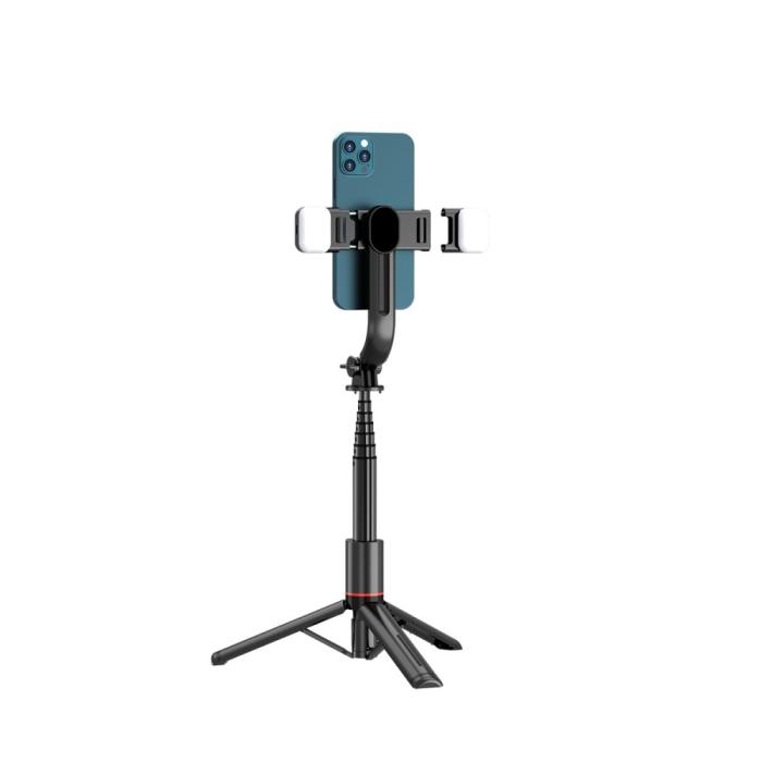 Bild 6, Tech-Protect Bluetooth Selfie Stick Tripod Med Led Light Svart