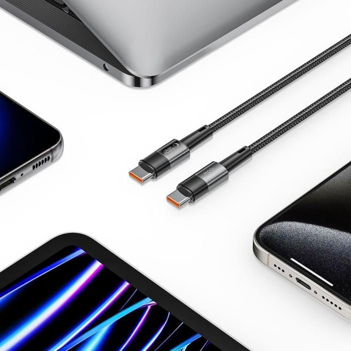 Bild 5, Tech-Protect 3 m 100W/5A PD USB-C - USB-C Kabel UltraBoost Grå
