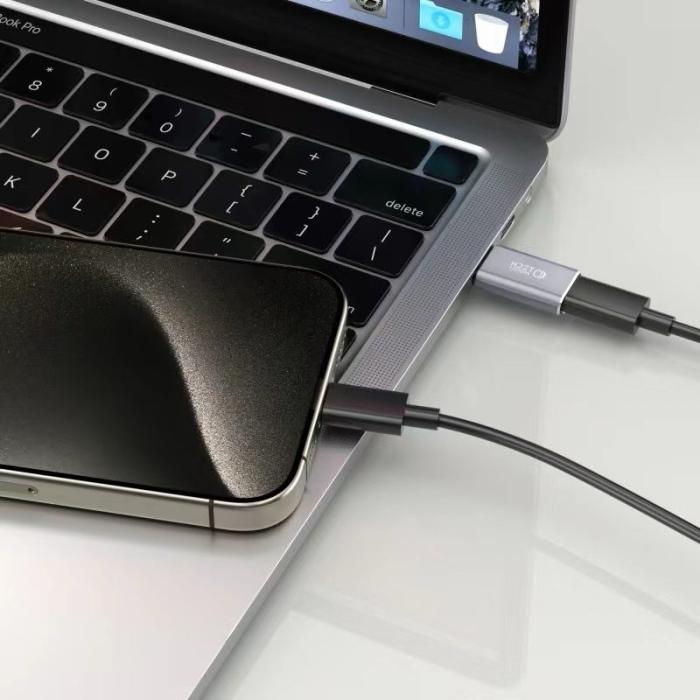 Bild 3, Tech-Protect USB-C Till Lightning Adapter UltraBoost Grå