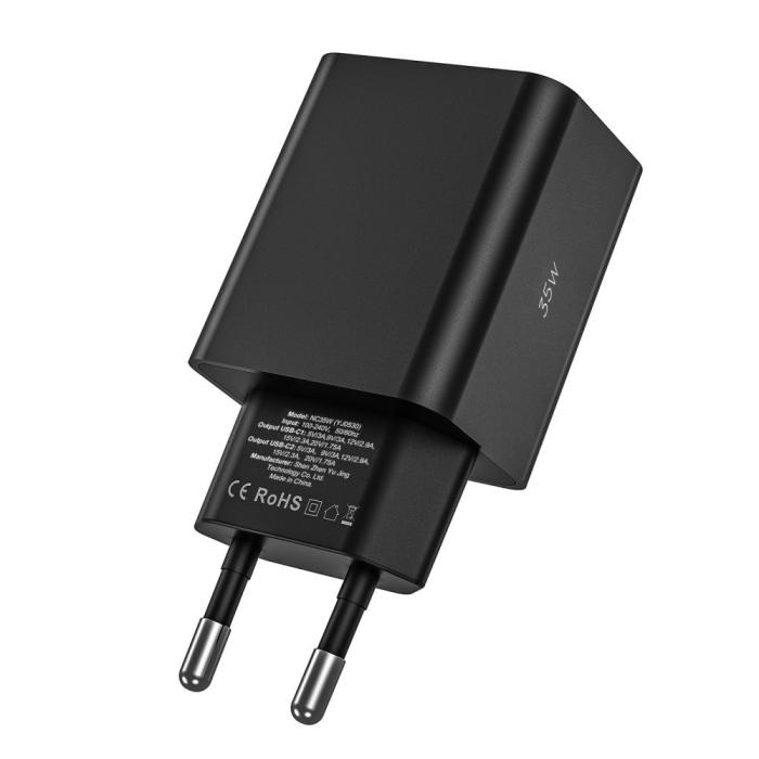 Bild 6, Tech-Protect 25W Väggladdare PD Inkl. USB-C Kabel UltraBoost Vit