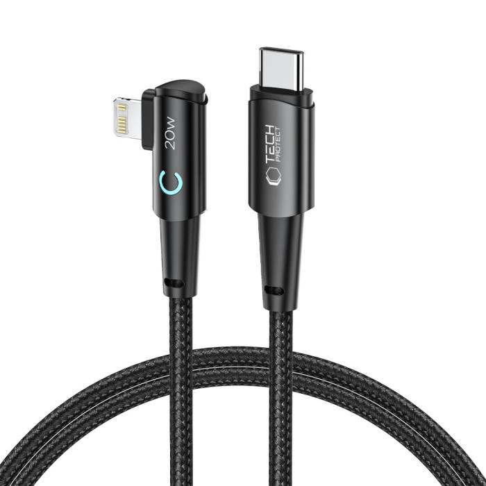 Bild 1, Tech-Protect 1 m 20W/3A PD Lightning - USB-C Kabel UltraBoost Grå