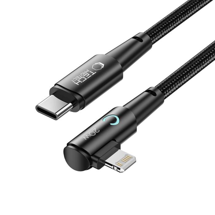 Bild 5, Tech-Protect 1 m 20W/3A PD Lightning - USB-C Kabel UltraBoost Grå