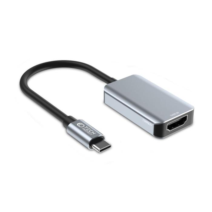 Bild 1, Tech-Protect USB-C-HDMI 4K 60Hz Adapter UltraBoost Svart