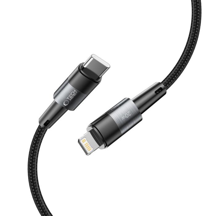 Bild 4, Tech-Protect 1 m 20W/3A PD Lightning - USB-C Kabel UltraBoost Grå