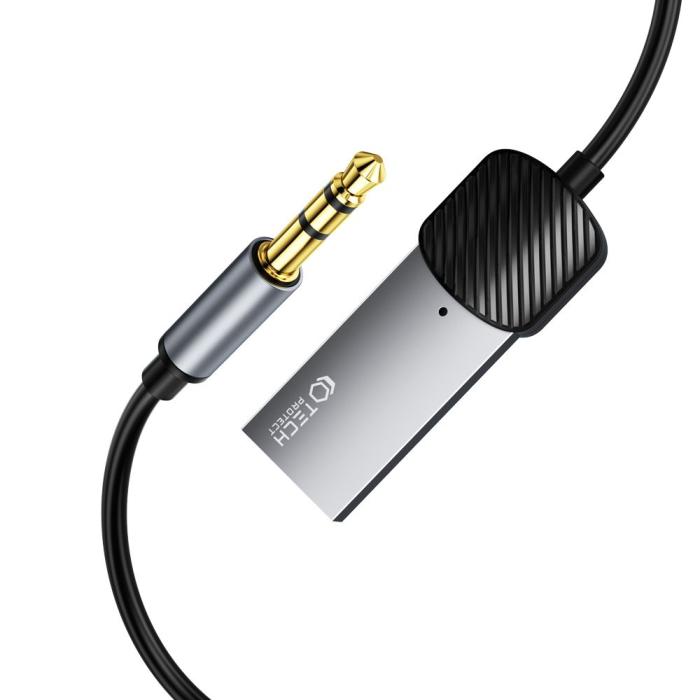 Bild 3, Tech-Protect AUX - USB-A Bluetooth Adapter UltraBoost Grå