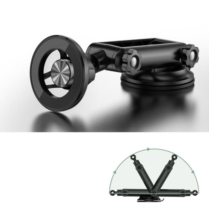 Bild 6, Tech-Protect Magnetisk MagSafe Mobilhållare Instrumentbräda Svart