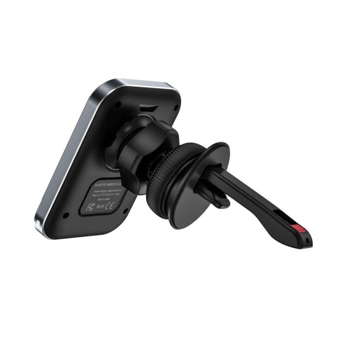 Bild 5, Tech-Protect 15W Magnetisk MagSafe Billaddare Luftventil Svart