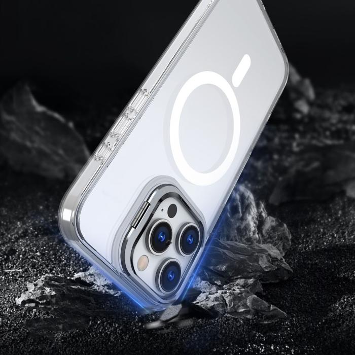Bild 5, Tech-Protect iPhone 16 Pro Skal MagSafe MagStand Clear
