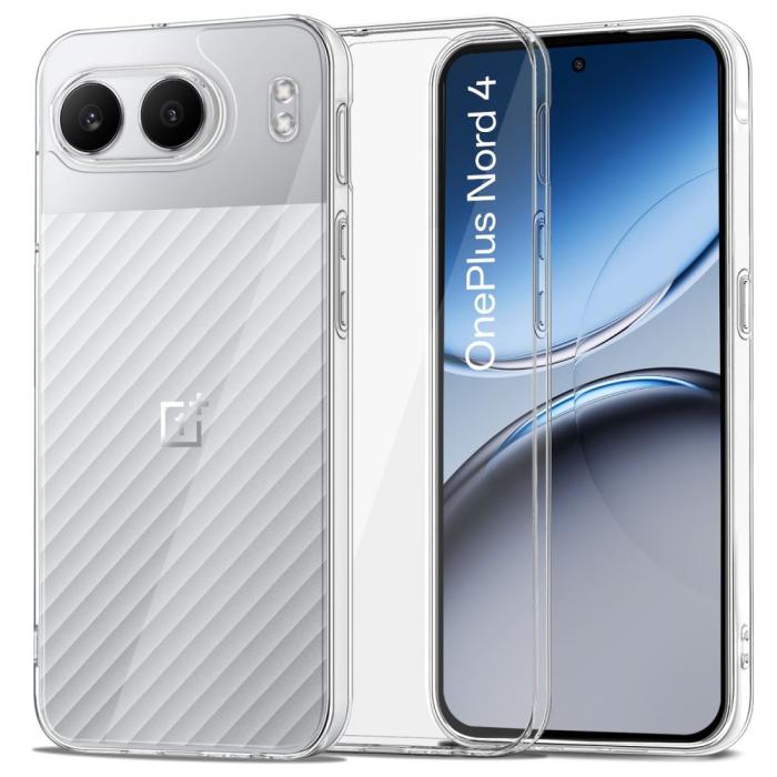 Bild 1, Tech-Protect OnePlus Nord 4 Skal FlexAir Hybrid Clear
